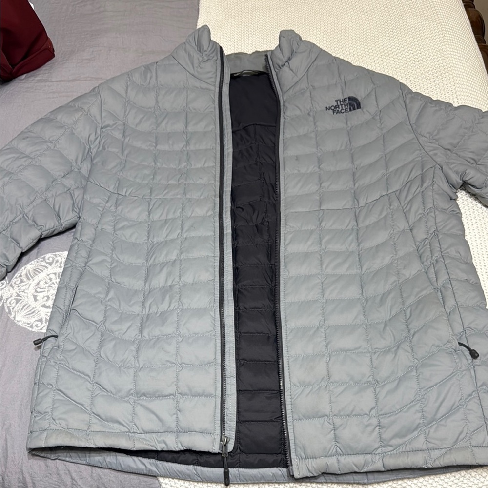 The North Face Gray Puffer Jacket